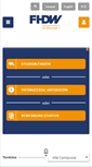 Mobile Screenshot of fhdw.de
